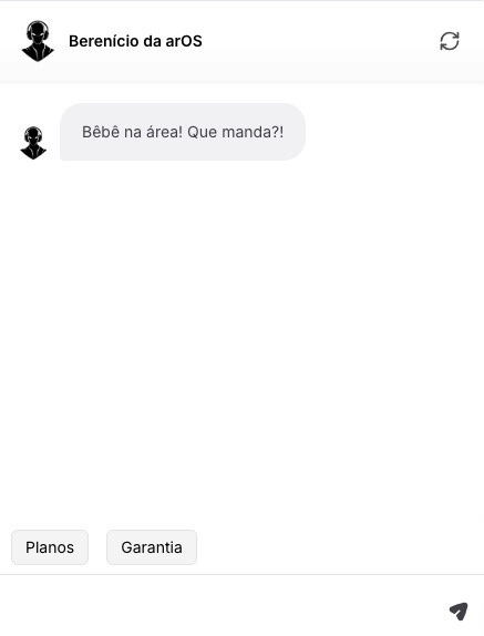 Conversa com o agente Berenício da arOS